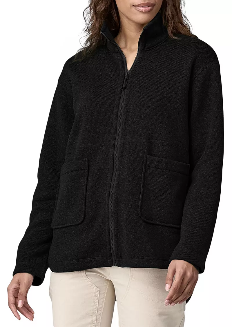 

Женское флисовое пальто оверсайз Patagonia Better Sweater, черный