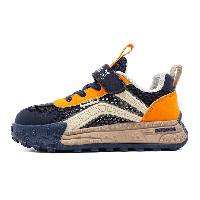 Кроссовки детские беговые BOBDOG Navy/Apricot Yellow