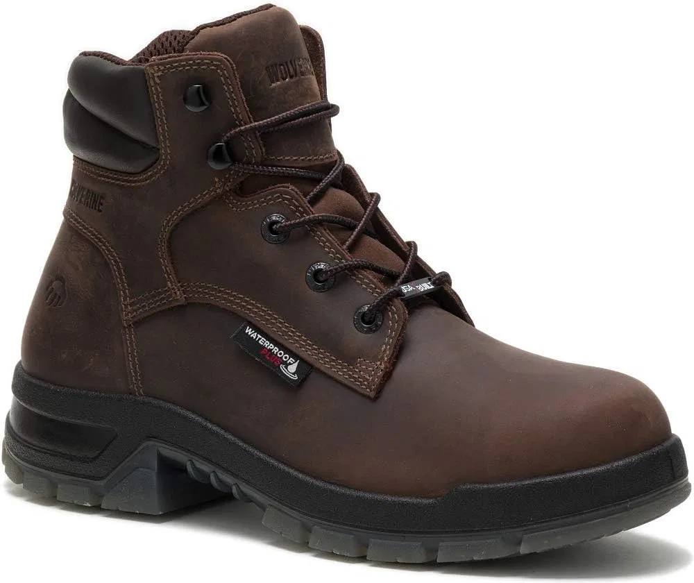 Мужские ботинки WOLVERINE Ramparts USA 6" WP, Brown — фото 2