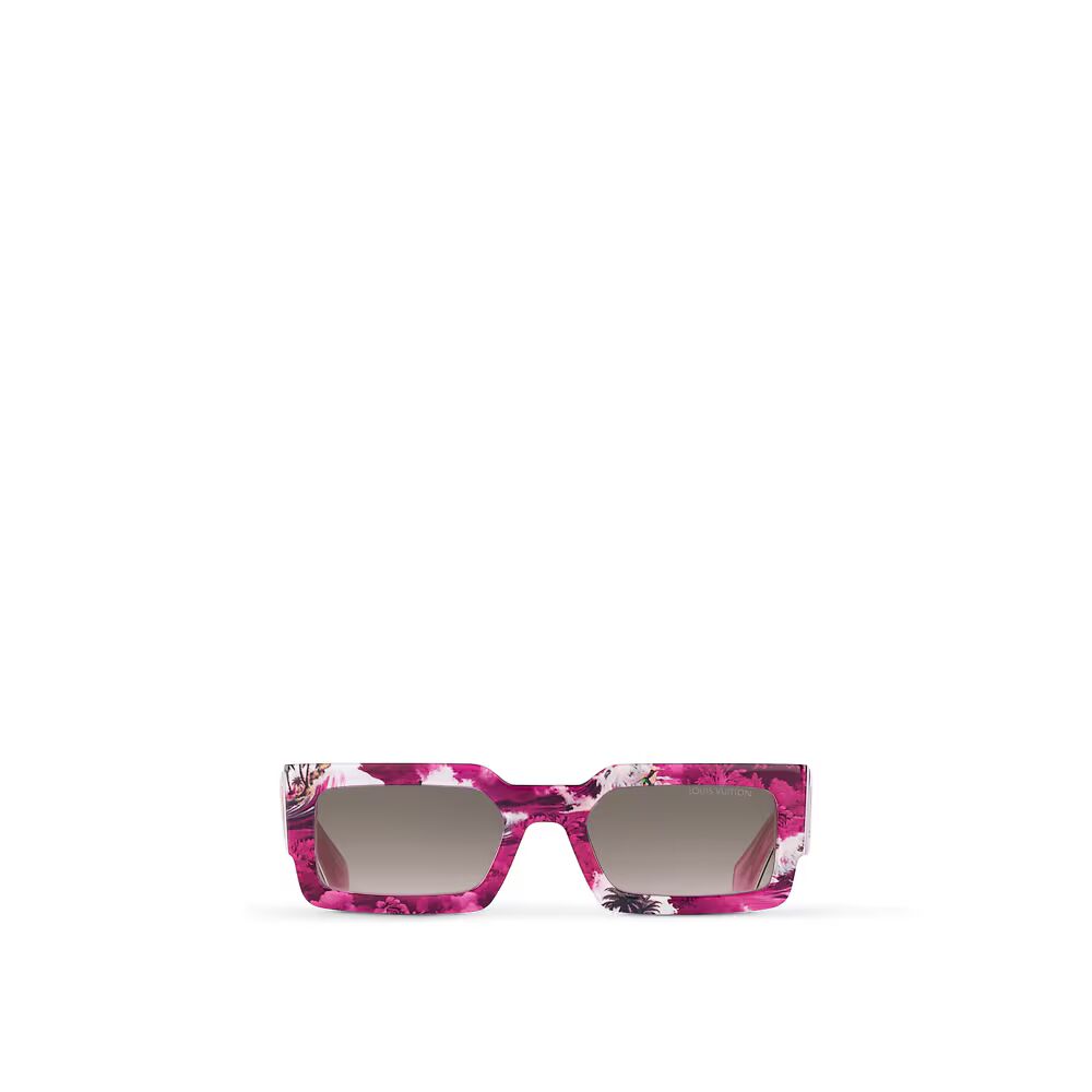 

Солнцезащитные очки LV Clash Surfin' Monogram Louis Vuitton, розовый