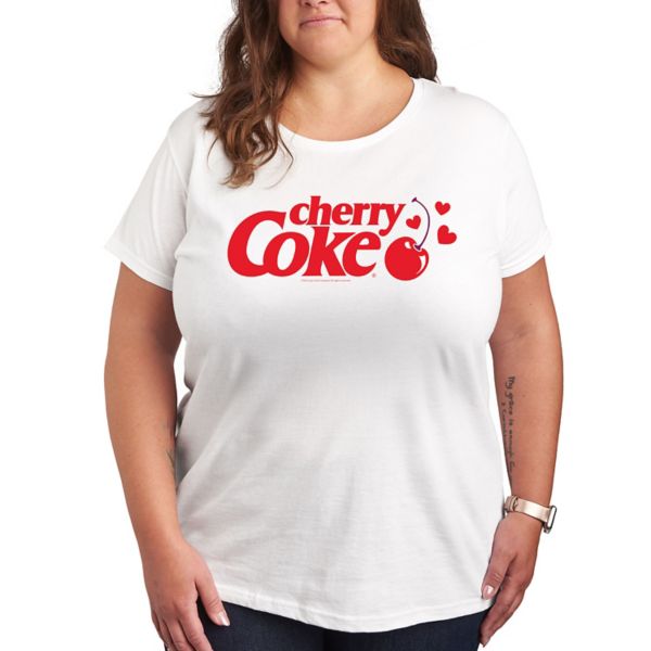 

Футболка с принтом в виде сердца и вишенки Cherry Coke Licensed Character, белый