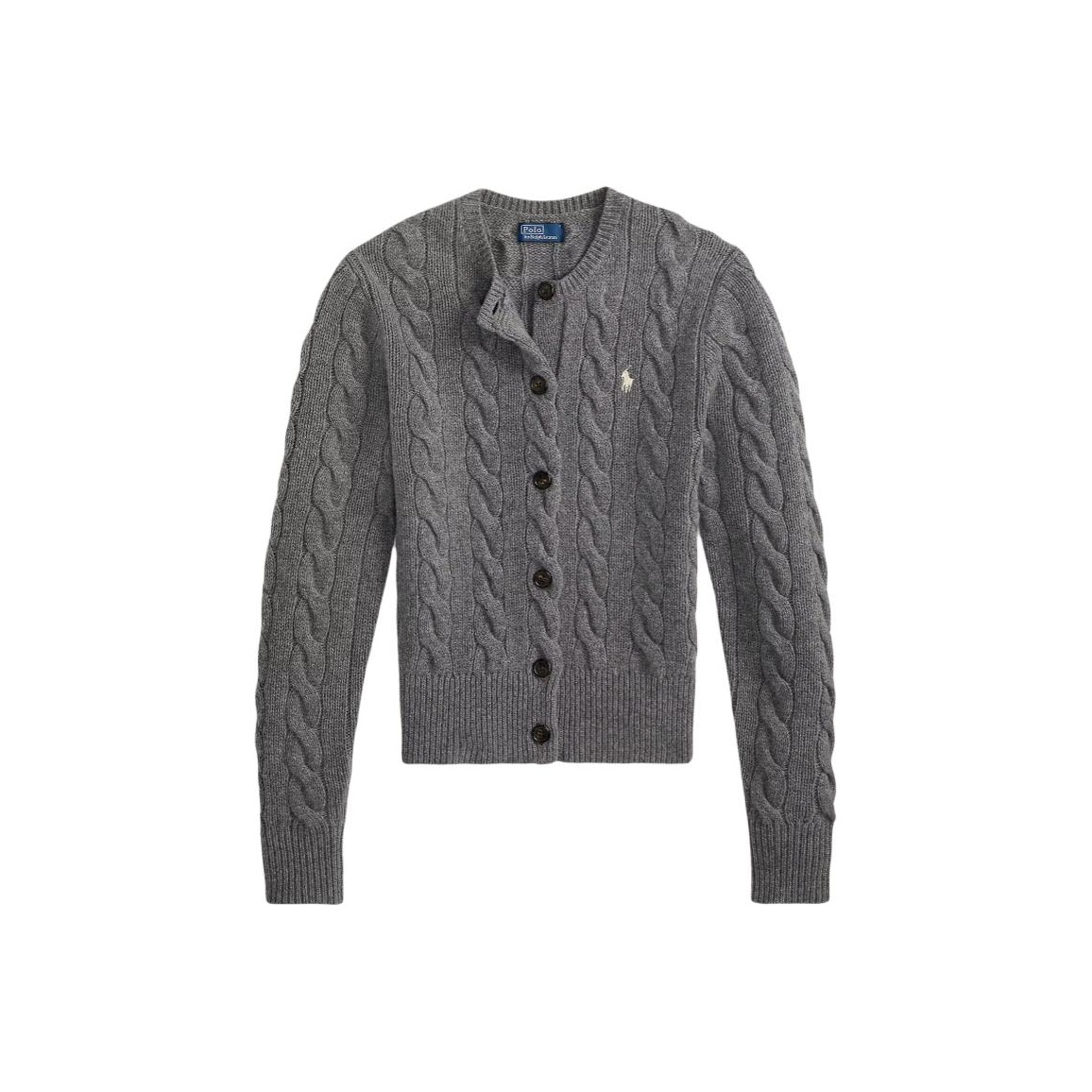 

Кардиган с вышитым логотипом Polo Ralph Lauren, серый