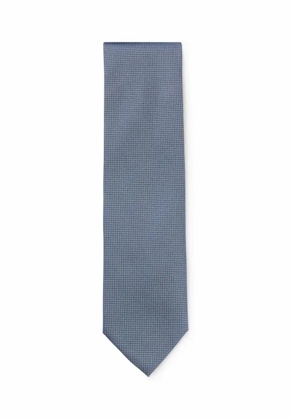 Галстук Boss, модель H tie cm 7.5 262, светло-голубой — фото 2