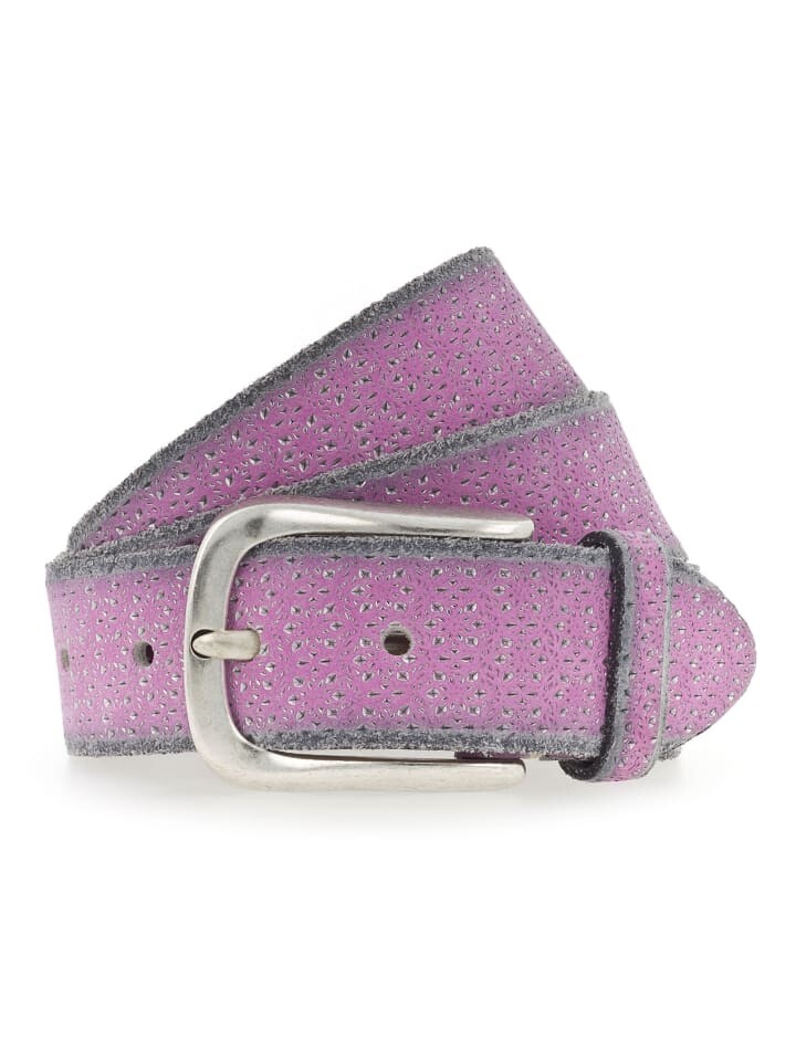 

Ремень b.belt Gürtel Leder, цвет pink-silver