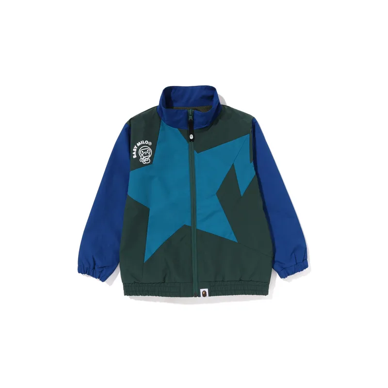 Детская куртка с воротником стойкой A BATHING APE, Dark Blue NYX — фото 4