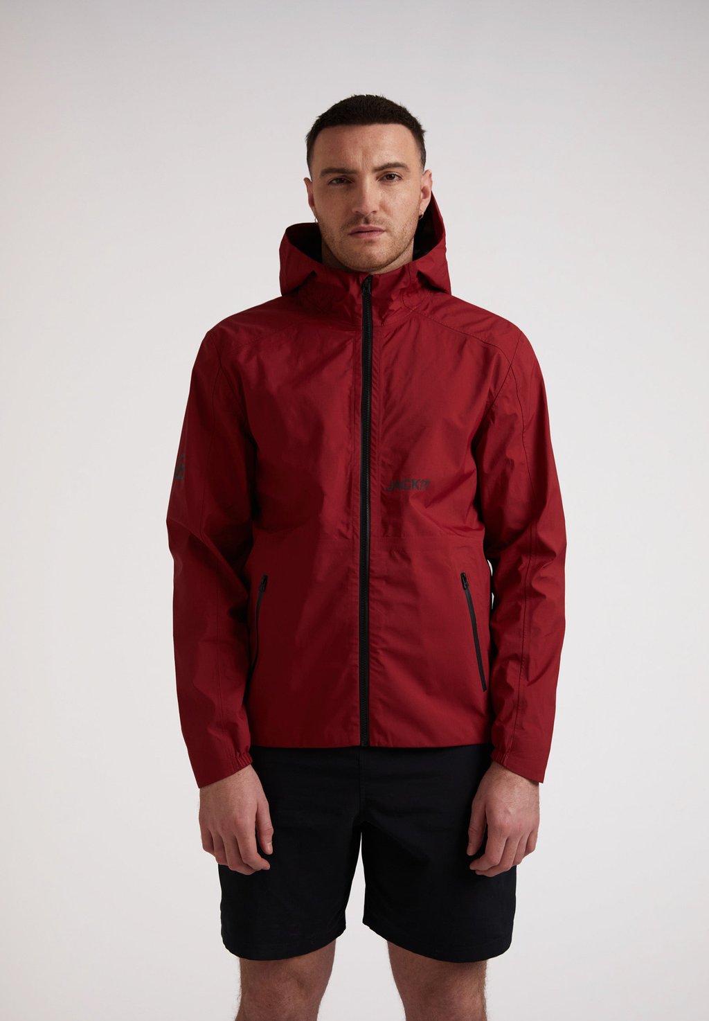 

Ветровка LEVITATE HOODED WATERPROOF WINDBREAKER JACK1T, красный
