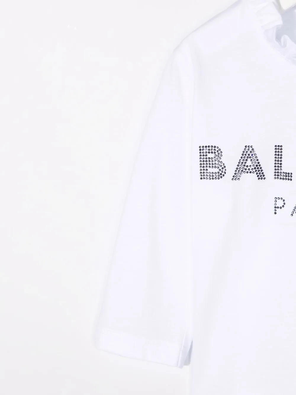 Футболка с длинными рукавами и логотипом Balmain Kids, белый — фото 3