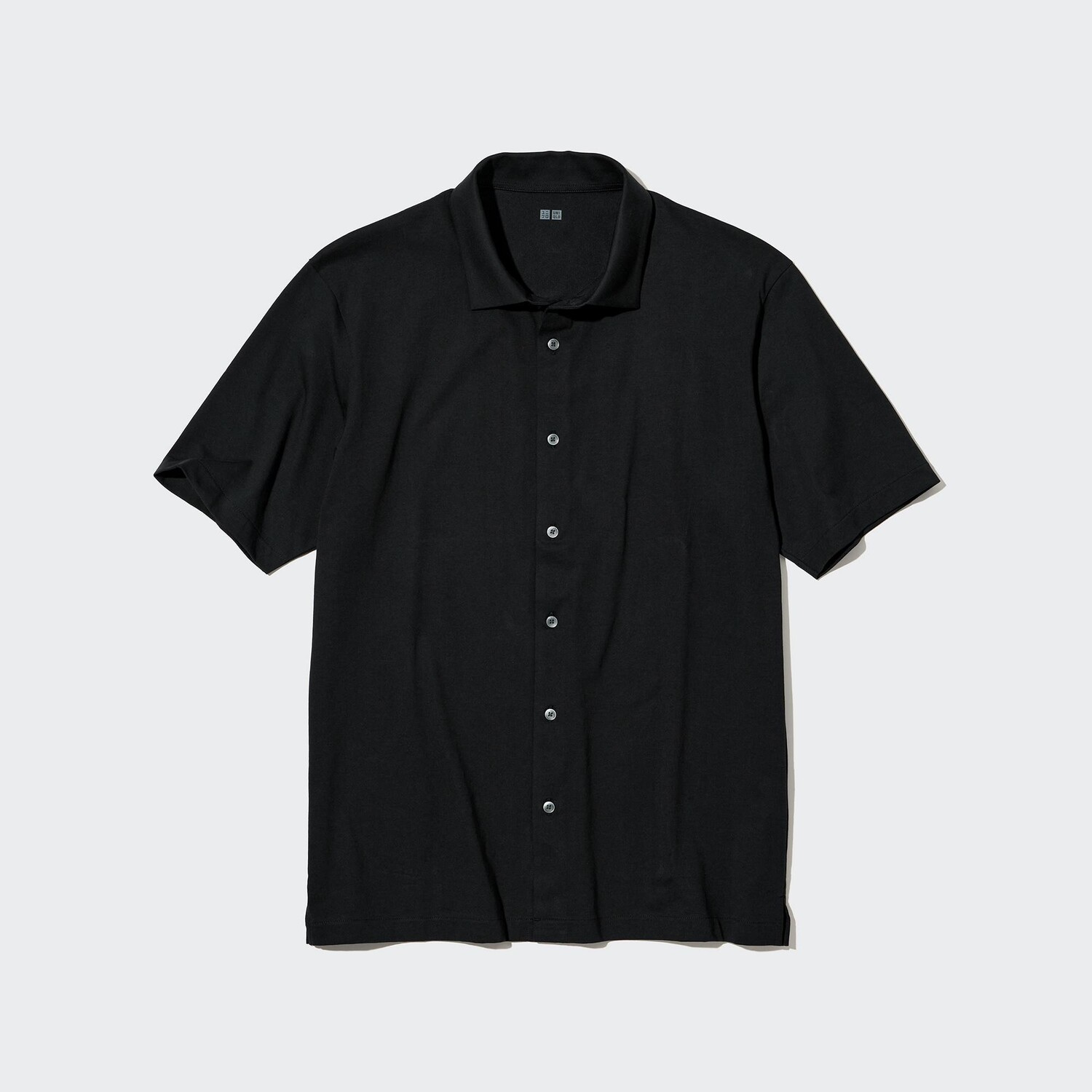 

Рубашка-поло AIRism (открытый воротник) UNIQLO, черный