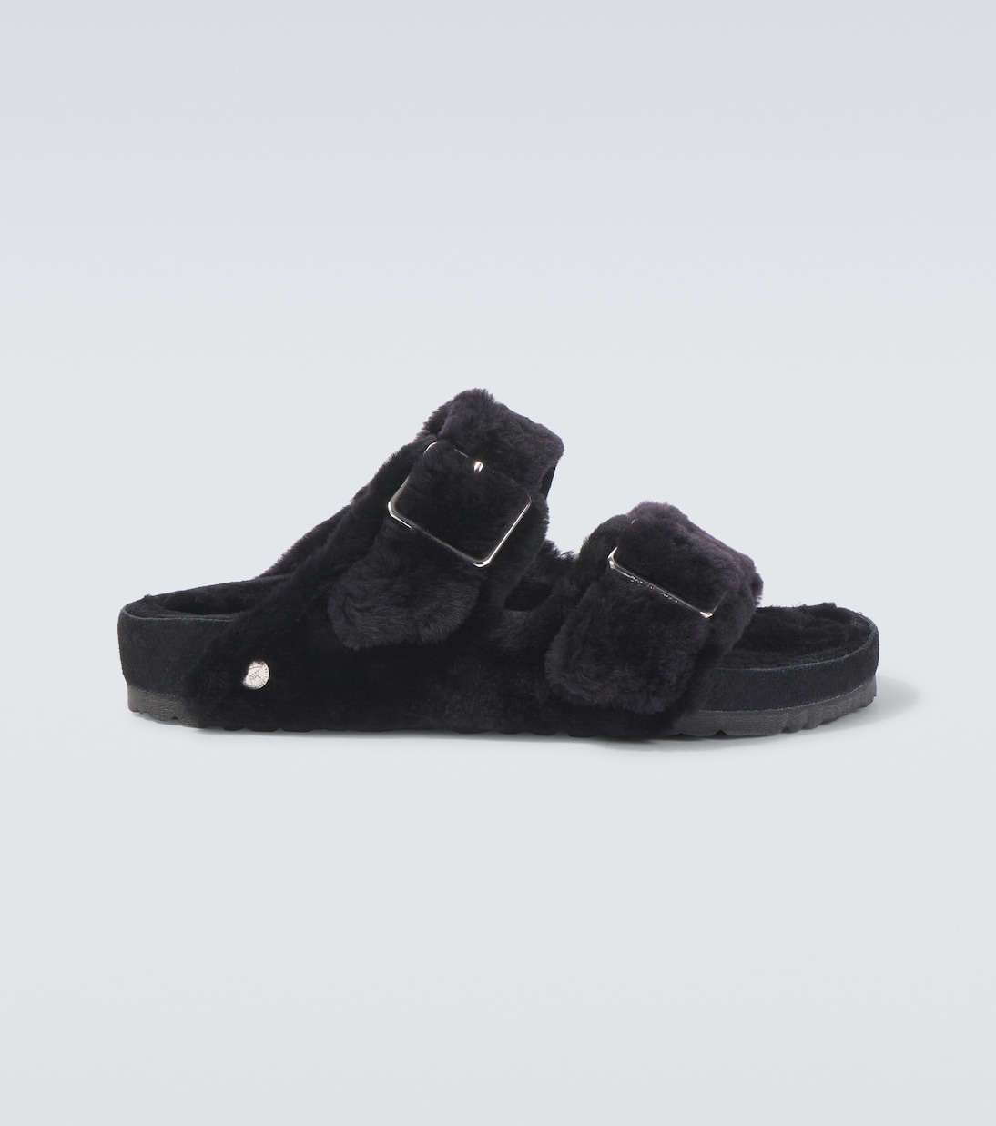 

Аризона 1774 сандалии из замши с подкладкой из овчины Birkenstock 1774, черный
