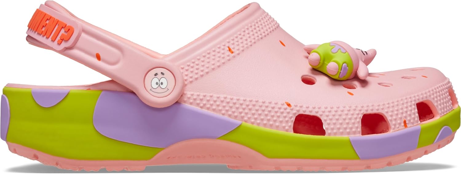 Сабо для взрослых унисекс SpongeBob SquarePants Классические сабо Crocs, 7 Women/5 Men Patrick Melon — фото 4