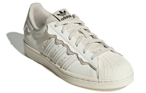 Кроссовки оригинальные суперзвезды кроссовки кремовые Adidas, белый — фото 3