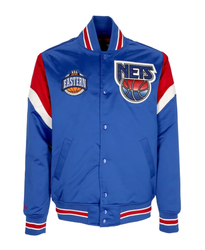 

Куртка-Бомбер НБА Нью-Йорк Джетс Mitchell & Ness, синий