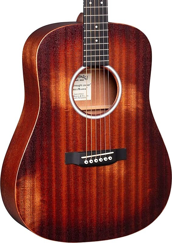 

Акустическая гитара Martin DJr-10E Streetmaster Acoustic-Electric Guitar, Mahogany Burst w/ Gig Bag