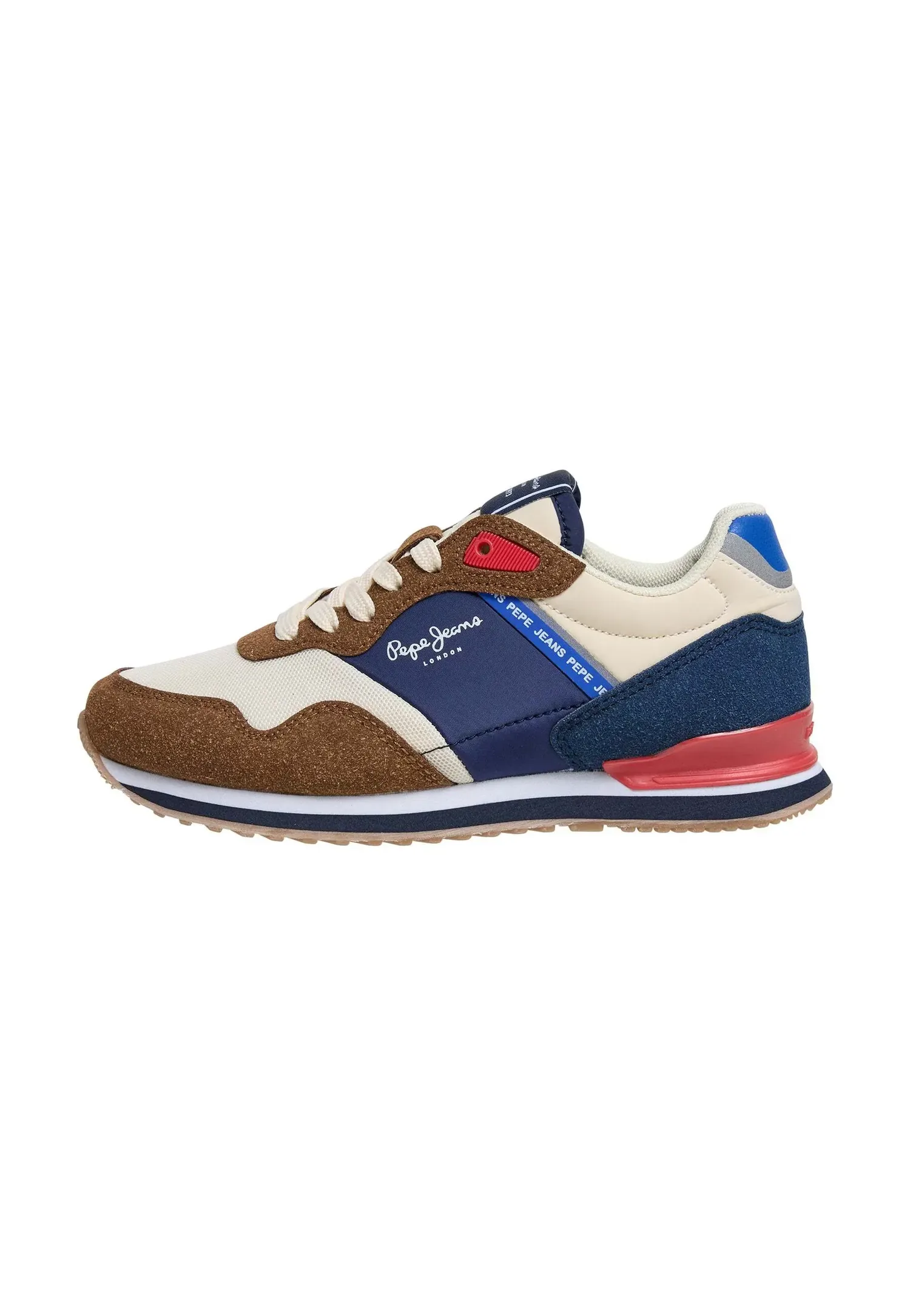 Комбинированные детские кроссовки для бега Pepe Jeans, Natural — фото 3