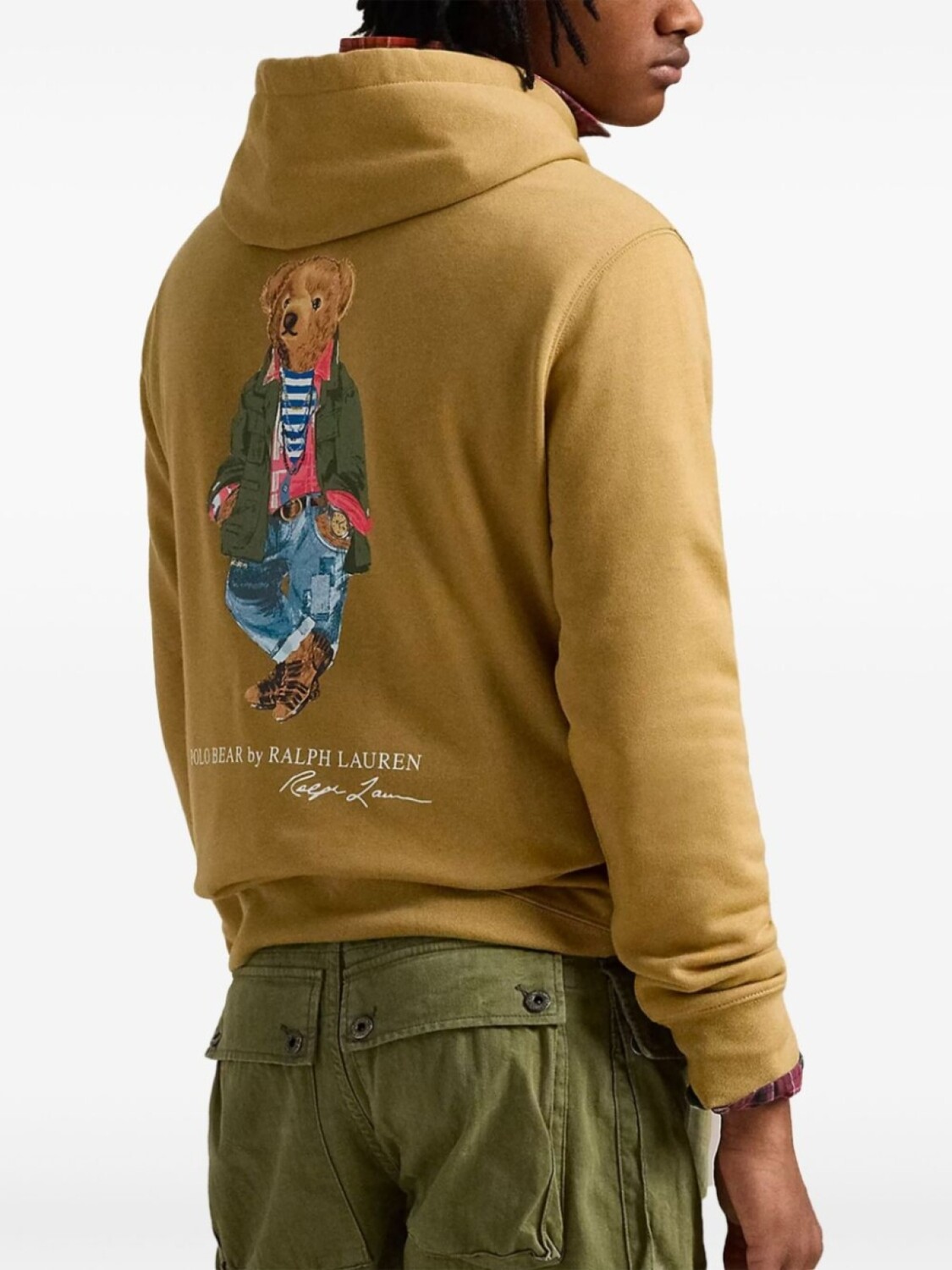 Толстовка с капюшоном и вышитым логотипом Polo Ralph Lauren, желтый — фото 3