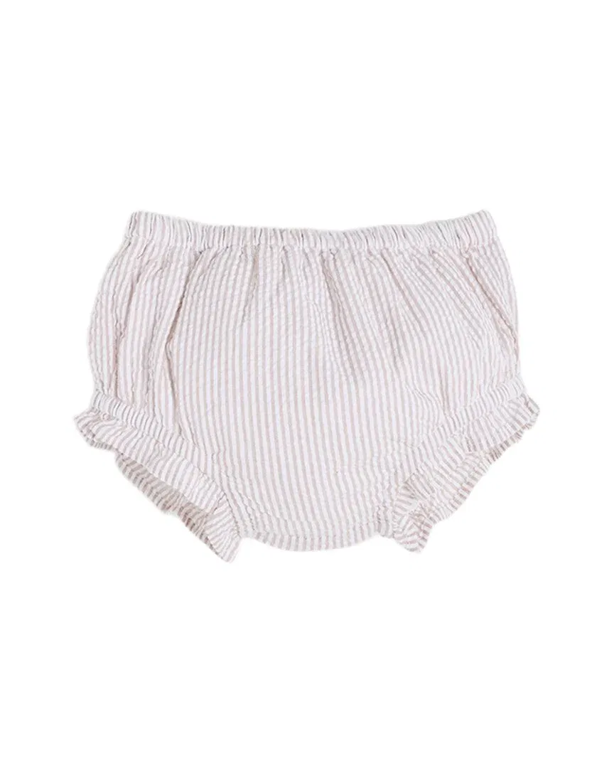 Платье Babycottons Cloque, коричневый — фото 3