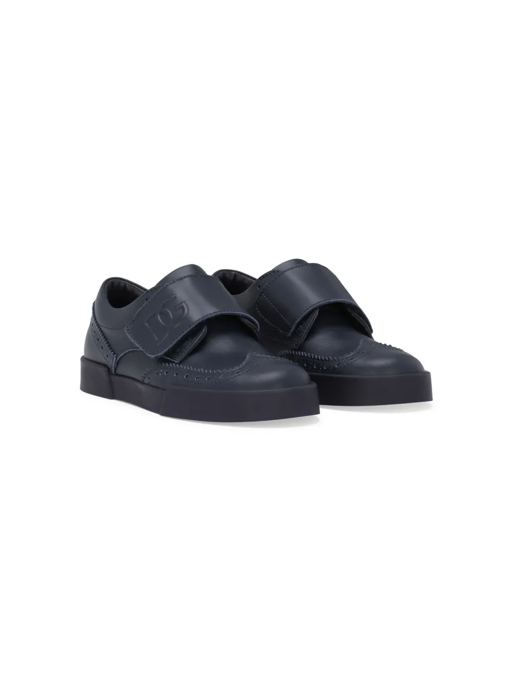 

Броги с логотипом DG Dolce & Gabbana Kids, синий