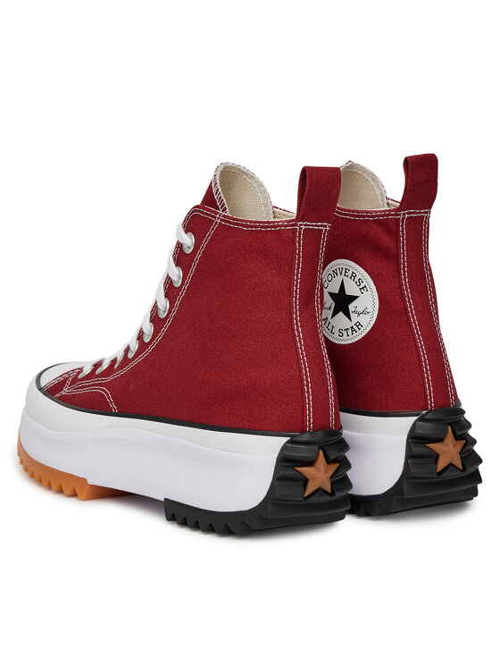 Тканевые кроссовки Run Star Hike Platform A12598C Converse, красный — фото 3