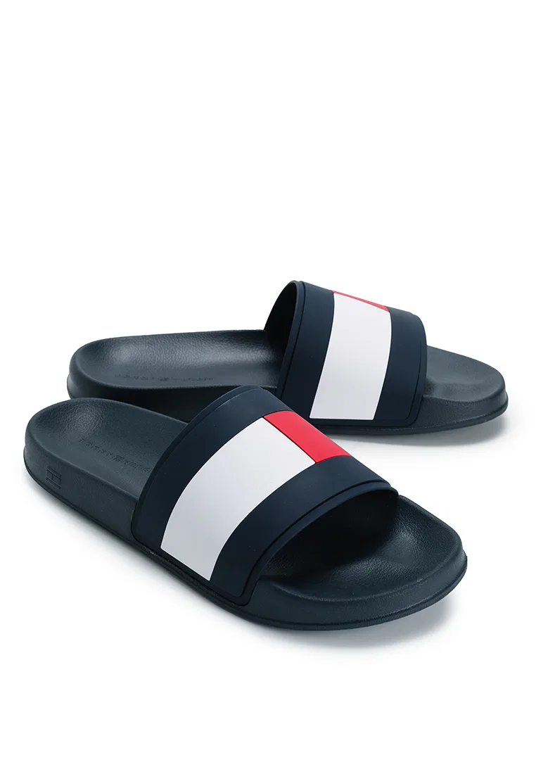 Сандалии-слайды с флагом, TH Mainline Tommy Hilfiger, цвет Desert Sky