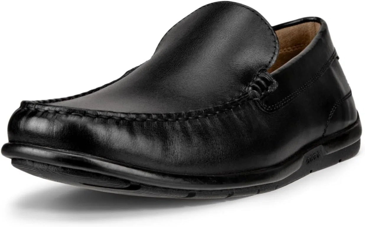 Мужские классические слипоны ECCO Moc 2.0 для водителей, Blacks.