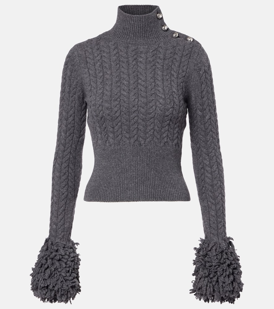 

Вязаный свитер из шерсти и кашемира Patou, Mercury