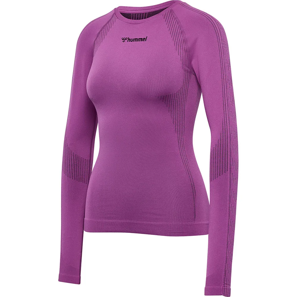 

Лонгслив Hummel MT Shaping Seamless, фиолетовый