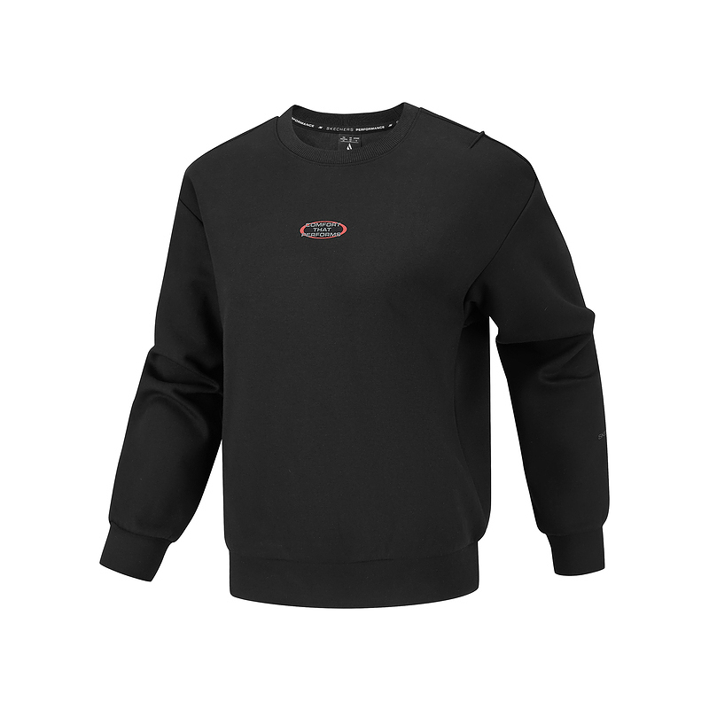 

Skechers Свитшот Women's Carbon Black/0018 с круглым вырезом