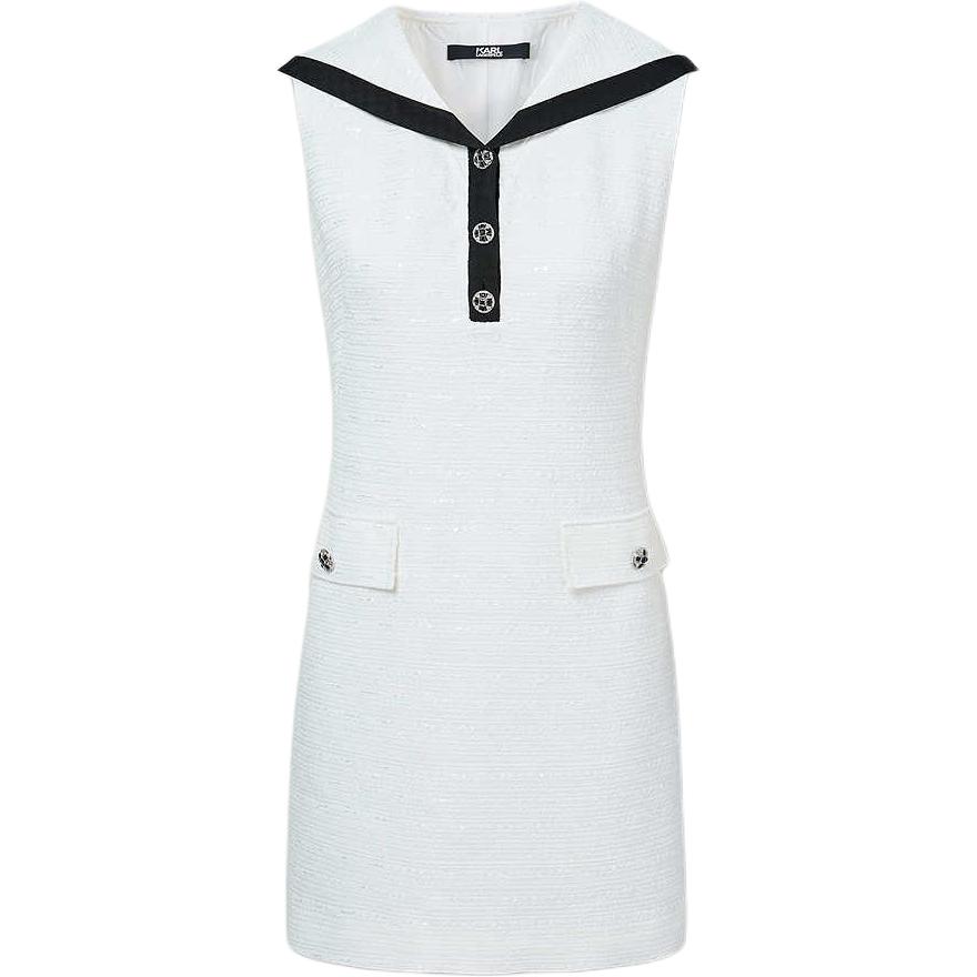 

Karl Lagerfeld FW25 Женское платье без рукавов KARL LAGERFELD / Karl Lagerfeld Jeans, белый