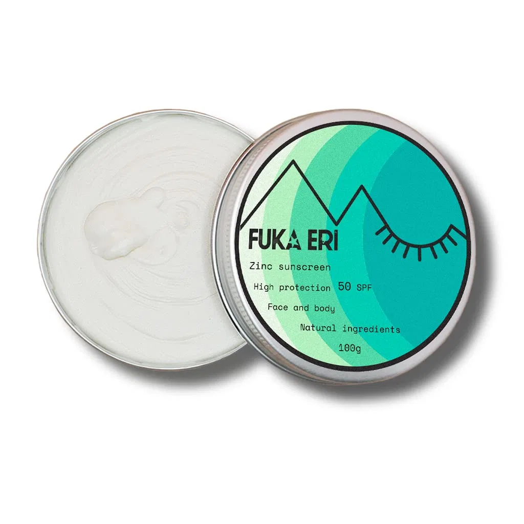 Солнцезащитный крем FUKA ERI с цинком SPF 50, 100 г Fuka Eri