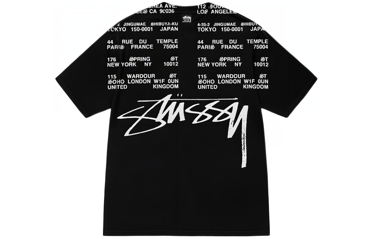 

Футболка Stussy унисекс, цвет Black