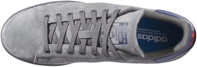 Мужские кроссовки Adidas Stan Smith Adv с шнуровкой повседневные - серые, серый — фото 4