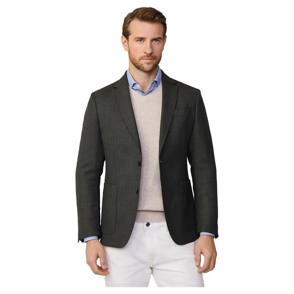 

Блейзер Hackett Semi Plain Texture, зеленый