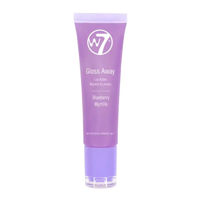 

Бальзам для губ gloss away bálsamo labial brillante W7, цвет blueberry