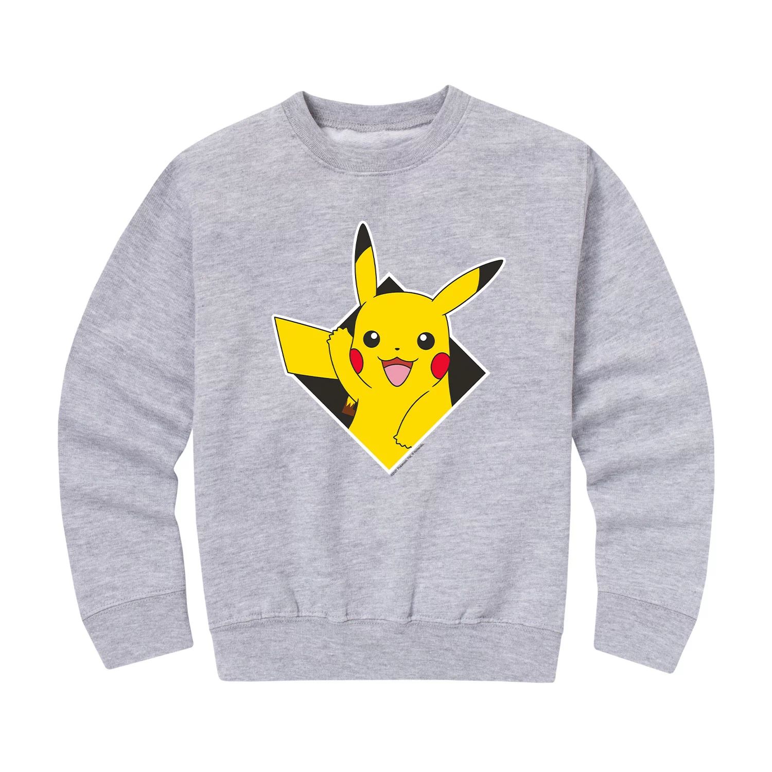 

Флисовая толстовка с рисунком Pokemon Diamond Pikachu для мальчиков 8–20 лет Pokemon