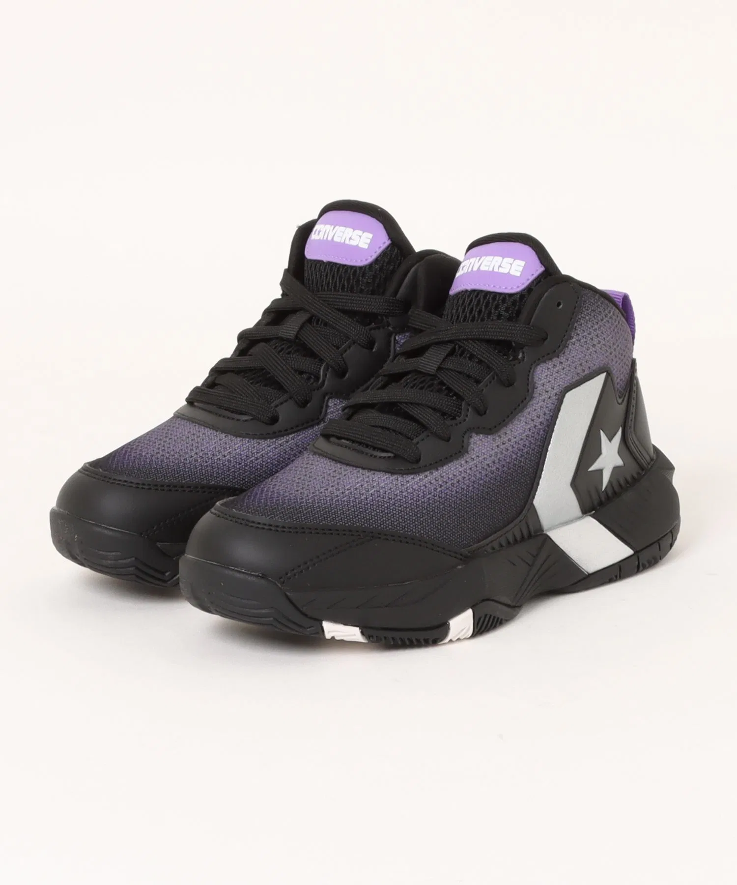Детские баскетбольные кроссовки Converse VICSTAR MID чёрные