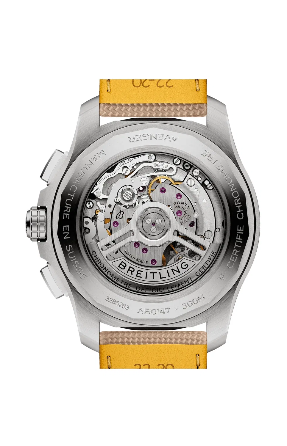 АВЕНДЖЕР B01 ХРОНОГРАФ 44 - AB0147101A1X1 BREITLING, черный — фото 4
