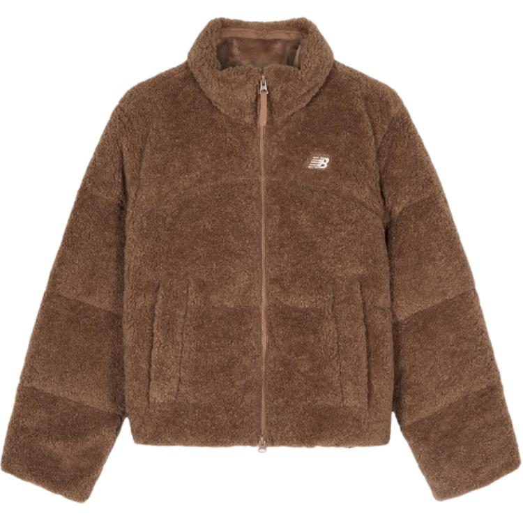 

New Balance Пуховая куртка женская, коричневая