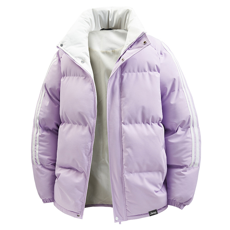 

Пуховик Unisex Stand Collar Thickened Jeep, misty фиолетовый