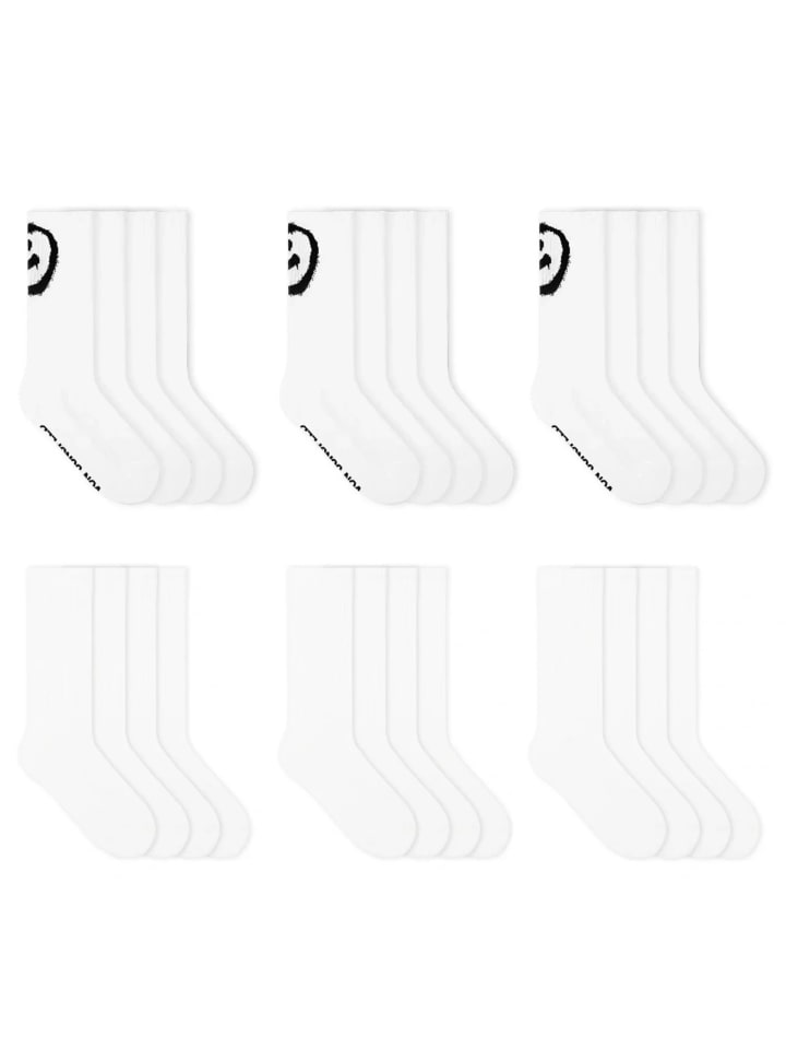 

Von Jungfeld Теннисные носки «Смайлик» и «Классический» в белом цвете