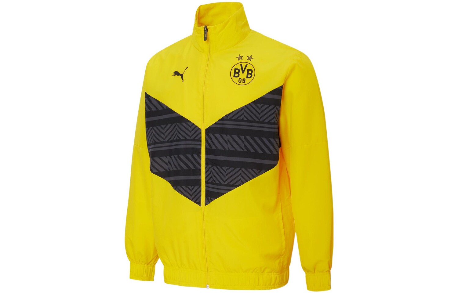 

Футбольная куртка BVB мужская желтая Puma, желтый
