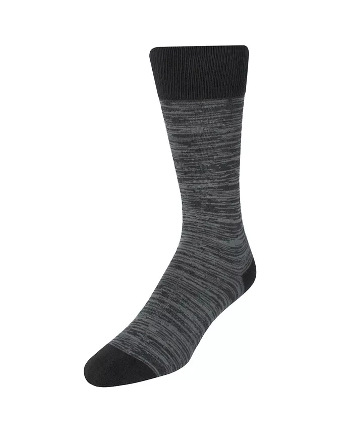

Мужские носки Marius Mid-Calf из меланжевого пима с узором (1 пара) Trafalgar, серый