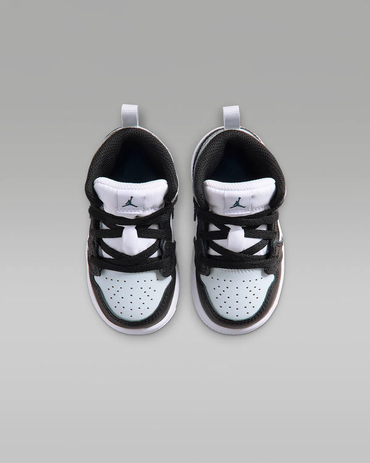 Кроссовки Jordan 1 Mid для малышей, Black/Aura/Squadron Blue/Black — фото 4