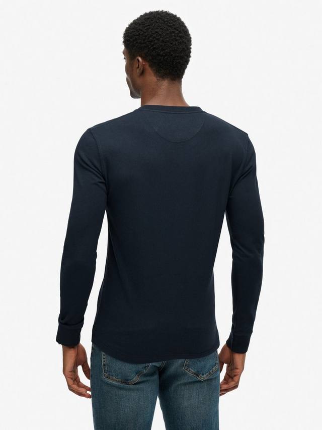 Классическая базовая футболка Grandad Superdry, Eclipse Navy — фото 2