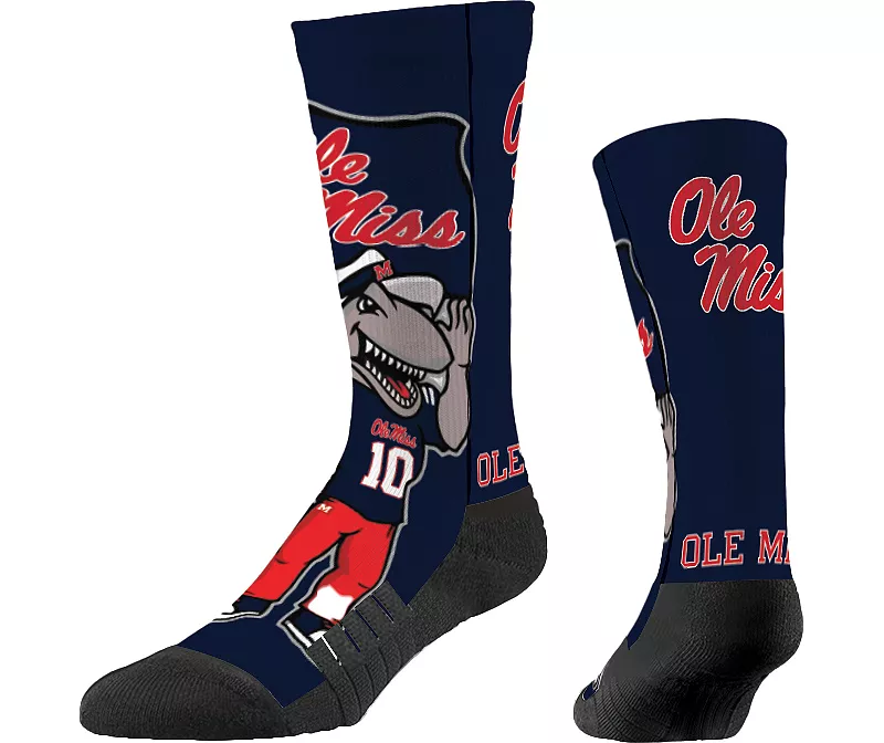 

Носки-талисманы Strideline Ole Miss Rebels