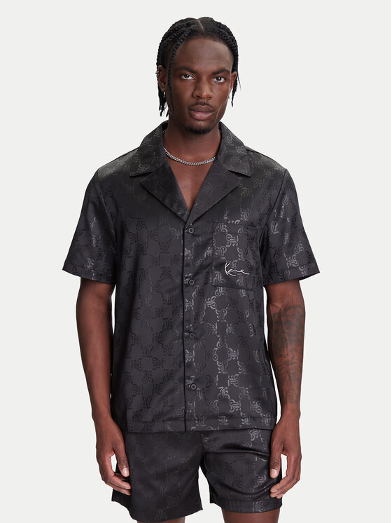 

Рубашка обычного кроя Signature All Over Print Resort PD00005369 Karl Kani, черный