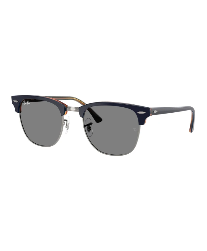 

Солнцезащитные очки Clubmaster темно синего цвета с темными линзами Ray-Ban, черный