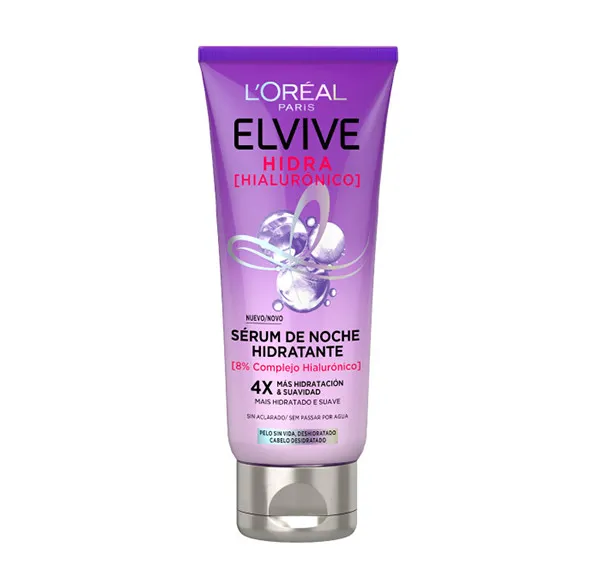

Увлажняющая ночная сыворотка Hidra Hialurónico Elvive, 200 ml