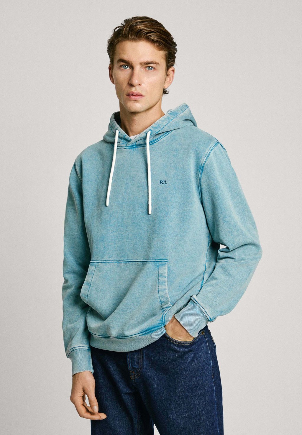 

Толстовка с капюшоном Pepe Jeans, синий