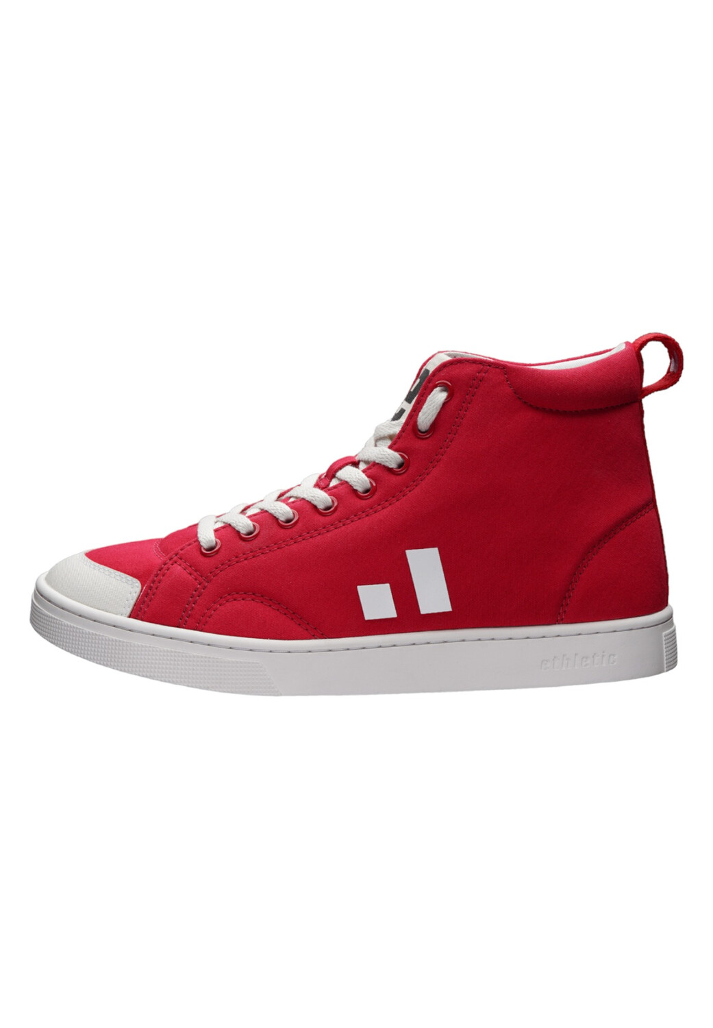 

Кроссовки ethletic Canvas Active Hi Cut, цвет Cranberry Red | Just White