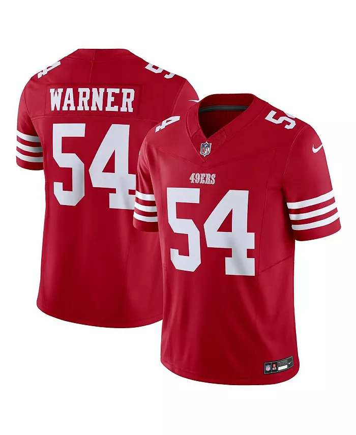 

Мужская лимитированная джерси San Francisco 49ers Vapor F.U.S.E. Fred Warner в алом цвете Nike